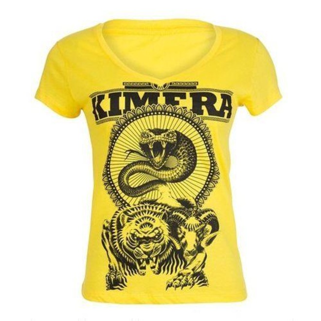 Camiseta Iridium Labs Baby Look Kimera - Feminina - Foto 1