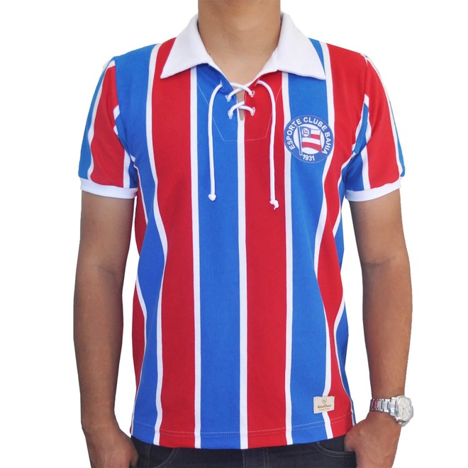 Camiseta do Bahia RetrôMania Cordinha - Masculina - Foto 1