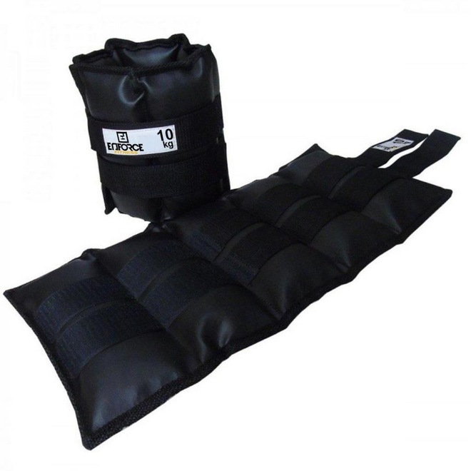Caneleira de Peso Enforce Fitness Ginástica - 10 Kg - Par - Foto 1