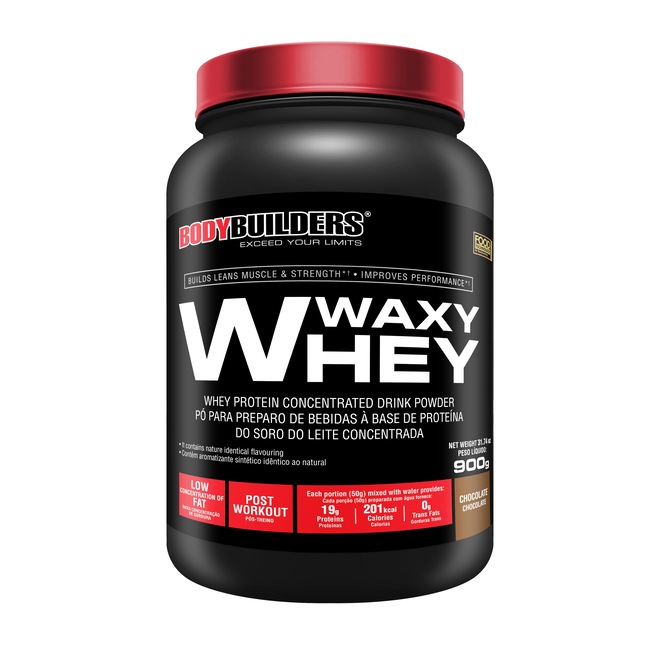 Waxy Whey Protein Bodybuilders - Chocolate - 900g - Foto 1