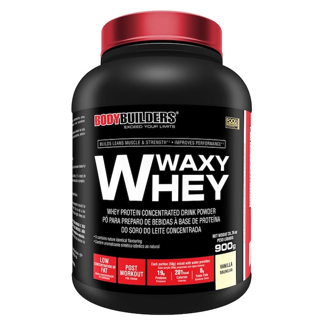 Waxy Whey Protein Bodybuilders - Baunilha - 900g - Foto 1