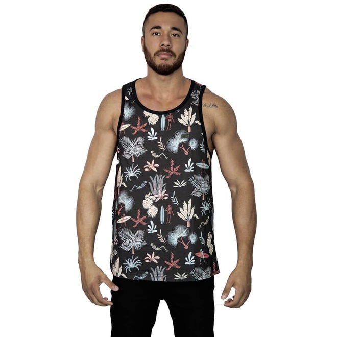 Camiseta Regata Especial Globe Sunburnt - Masculina - Foto 1