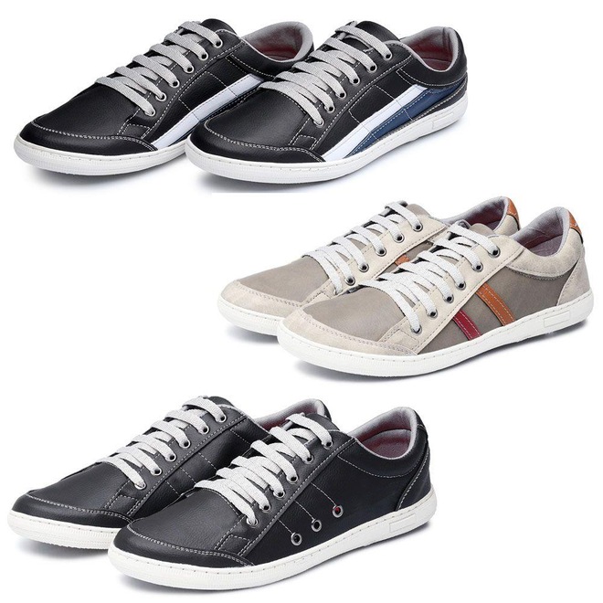 Sapatênis Avalon 47 - Masculino - 3 Pares - Foto 1