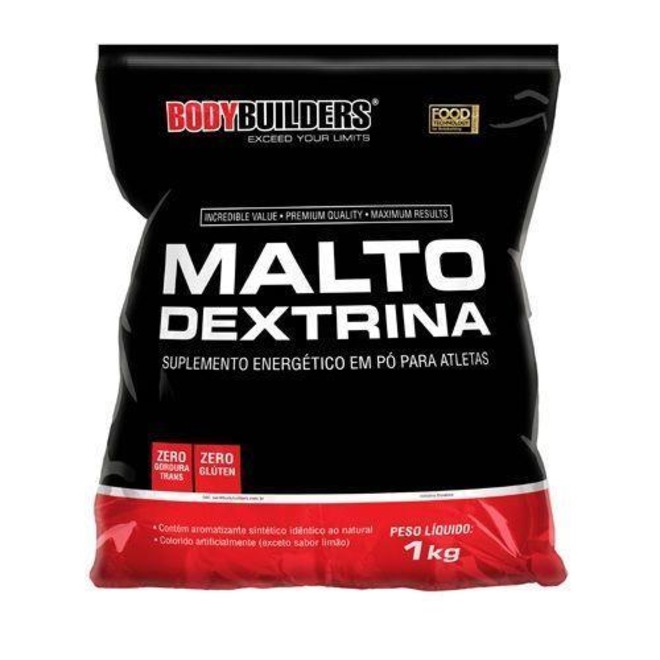 Maltodextrina BodyBuilders - Guarana com Açaí - 1Kg - 5 Pacotes - Foto 1