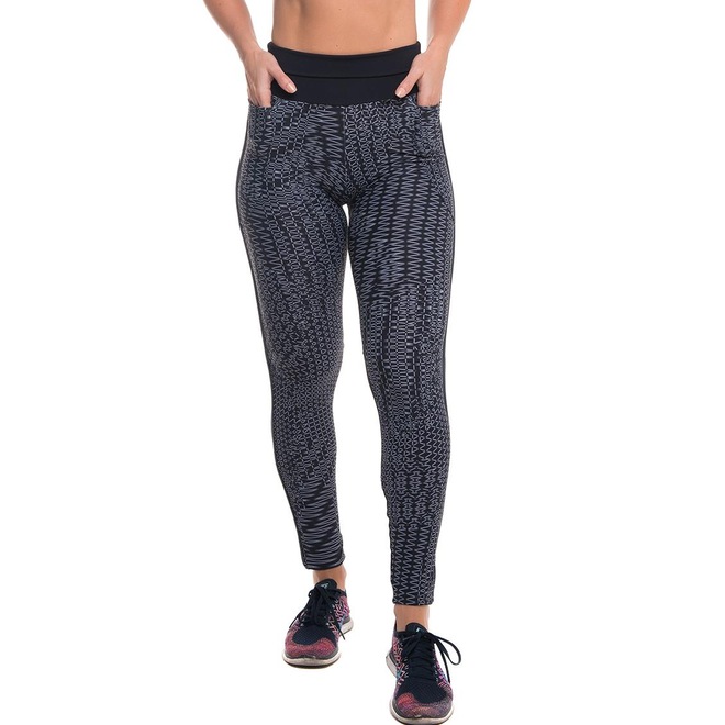 Calça Legging Sandy Fitness Ultra Bold com Proteção Solar UV50+ - Feminino - Foto 1