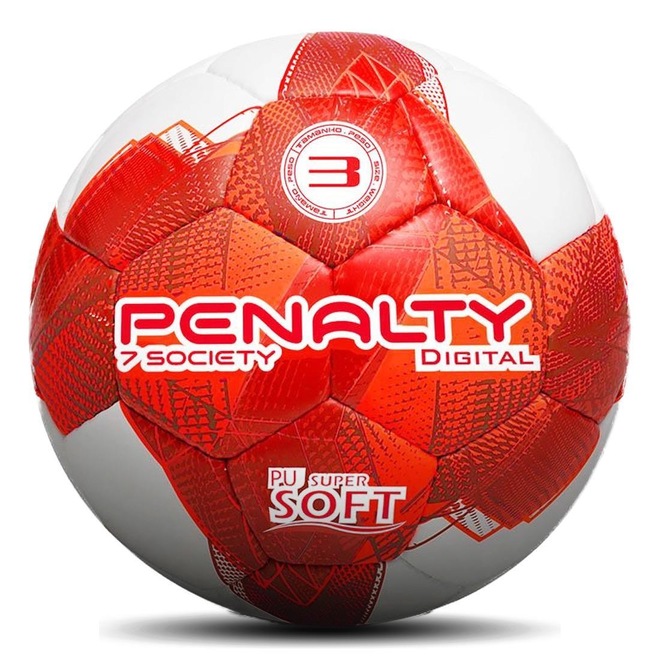 Bola Society Penalty Digital No3 FPF7 Mirim - Foto 1