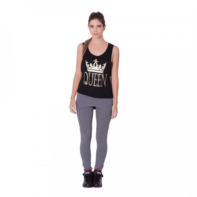 Calça Legging Go Fit Rio Fitness Aranha - Feminina - Foto 1