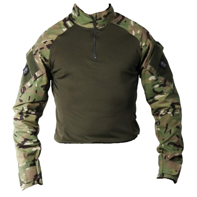 Camiseta Manga Longa Bélica Combat Shirt Steel - Masculina - Foto 1