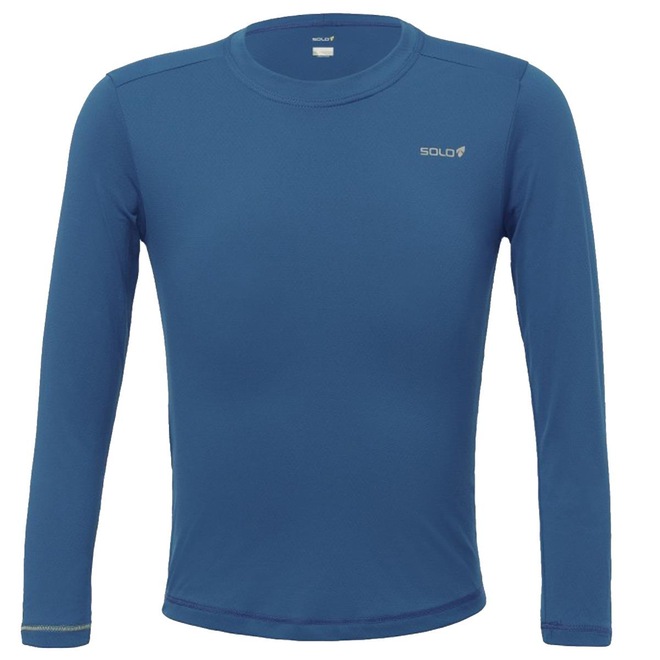 Camiseta Manga Longa Solo com Proteção UPF 50+ Ion UV ML - Infantil - Foto 1