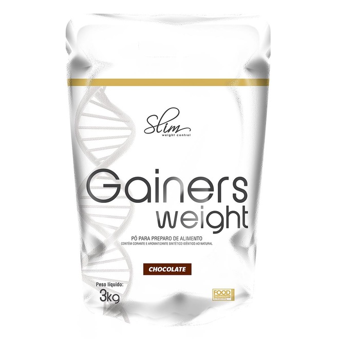 Hipercalórico Gainers Weight Slim Weight Control - 3Kg - Foto 1