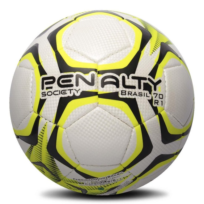 Bola Society Penalty Brasil 70 R1 IX Costurada - Foto 1
