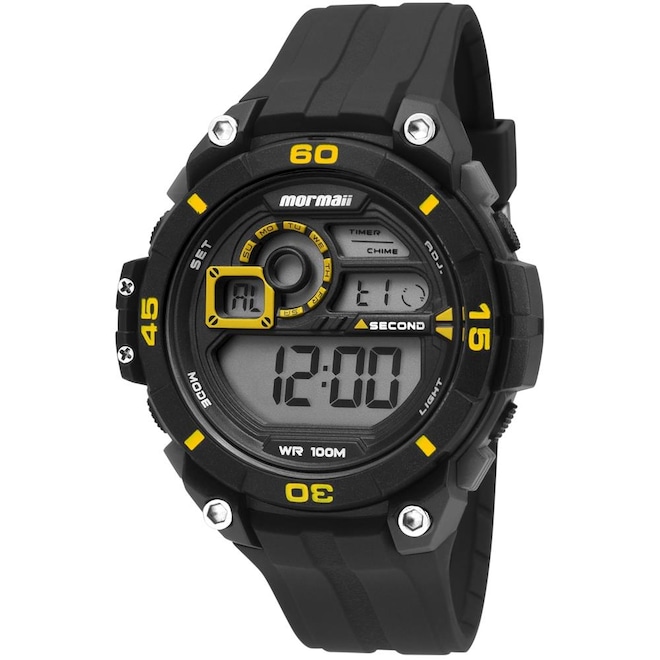 Relógio Digital Mormaii Acqua Wave MO20198Y - Masculino - Foto 1