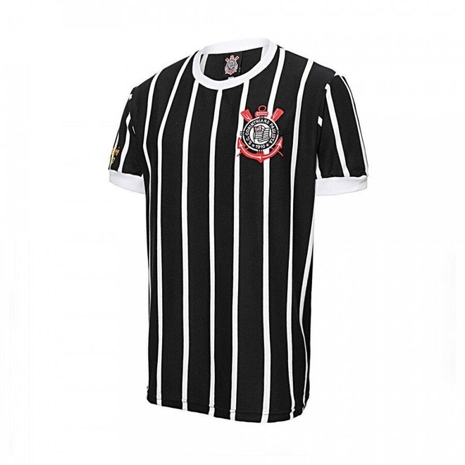 Camisa Retrô Gol Corinthians Democracia Réplica 1982 - Masculina - Foto 1