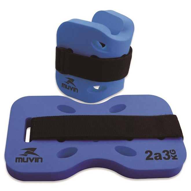 Caneleira de Hidroginástica Muvin CNH-100 - 2kg a 3kg - Foto 1
