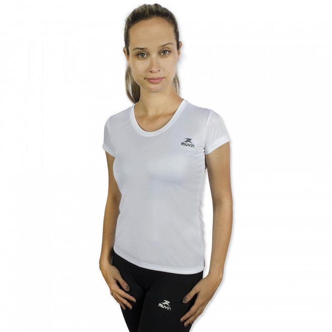Camiseta Muvin Color Dry Workout SS CST-400 - Feminina - Foto 1