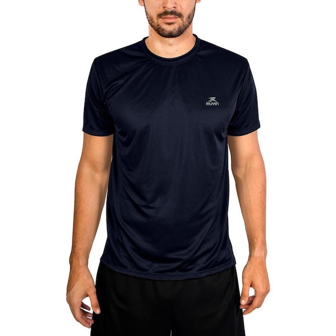 Camiseta Muvin Color Dry Workout SS CST-300 - Masculina - Foto 1