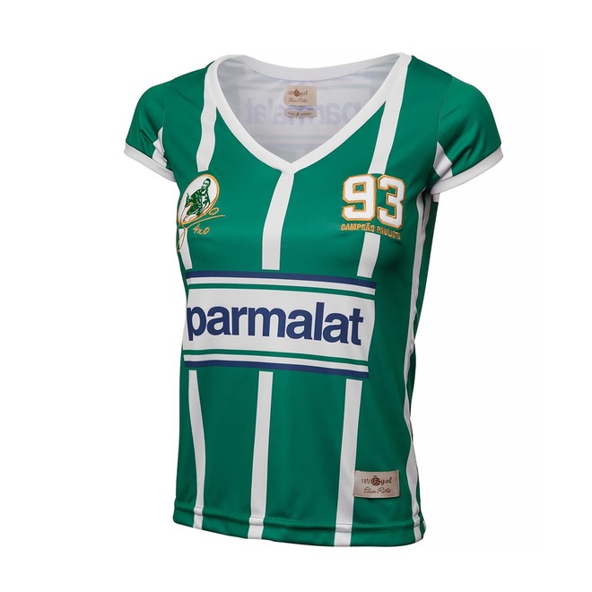 Camisa do Palmeiras Zinho Retrô Gol - Feminina - Foto 1
