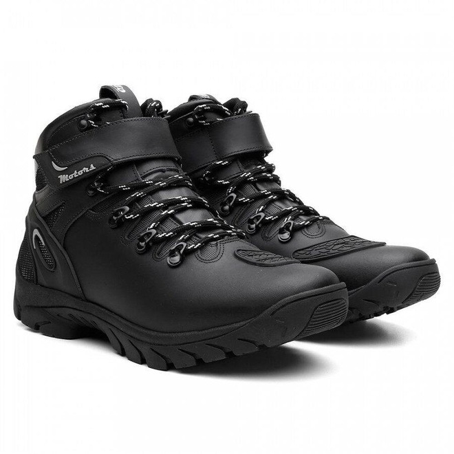 Bota Motoqueiro Venetto Cadarço - Masculina - Foto 1