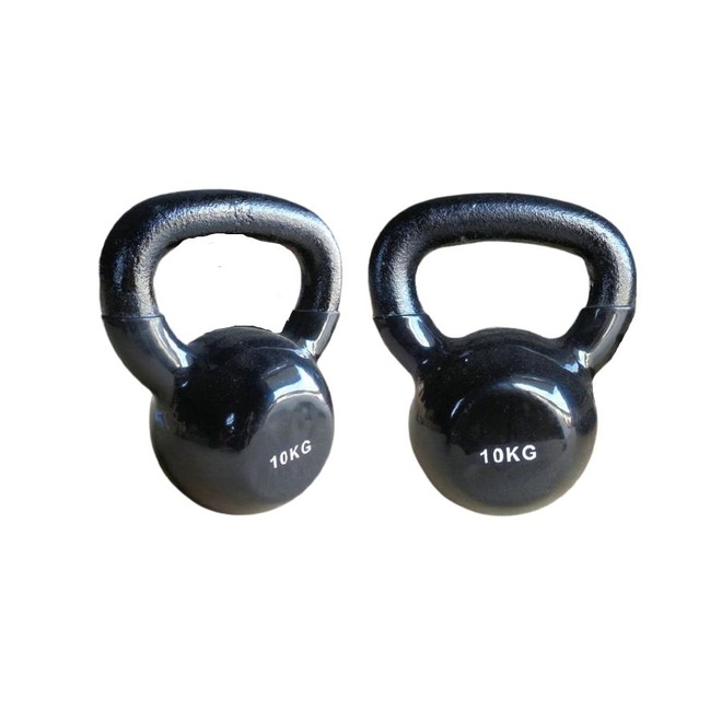 Kit Pelegrin: 2 Halteres Kettlebell Pelegrin PEL-10KB - 10kg - Foto 1