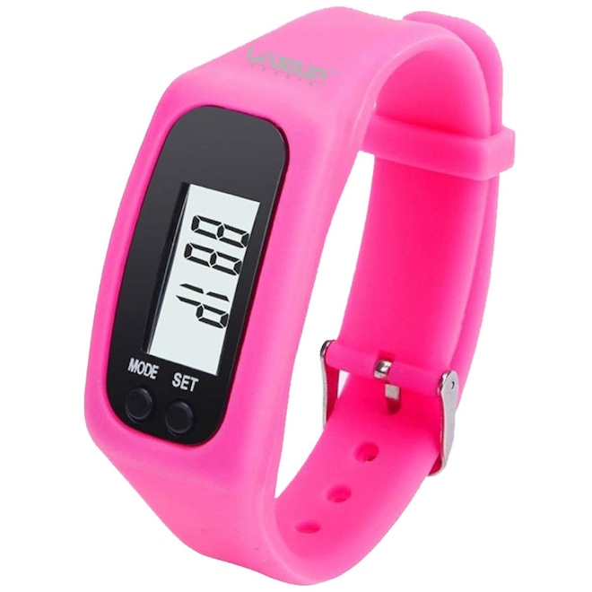 Relógio Pedômetro Contador de Passos e Calorias Rosa Liveup LS3348R - Foto 1