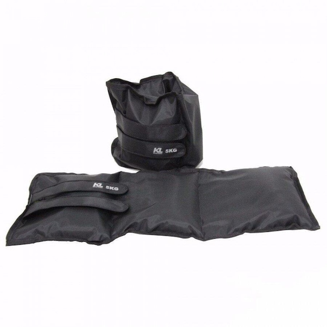 Par Caneleira Tornozeleira KL Master Fitness Peso 5 Kg - Foto 1