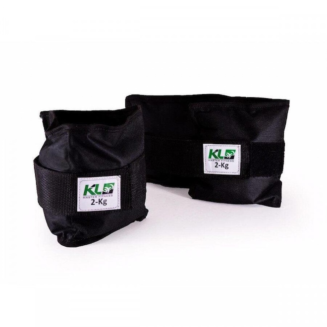 Kit Caneleiras KL Master Peso Fixa Velcro - 1 a 4kg - Pares (Cada) - Foto 1