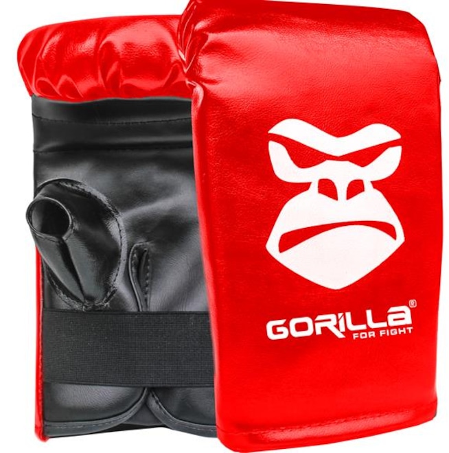 Kit Gorilla Saco Pancada 120 Cm + Luva + Suporte - Foto 1