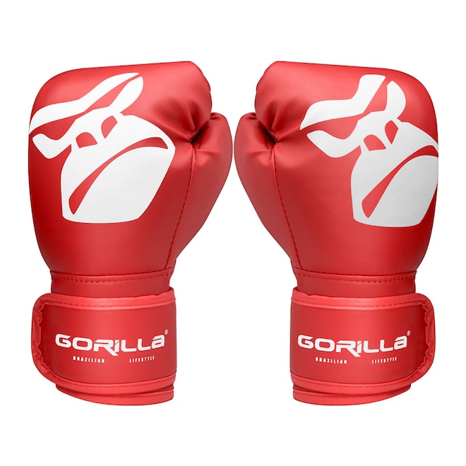 Luva de Boxe e Muay-Thai Gorilla 08 Oz - Infantil - Foto 1