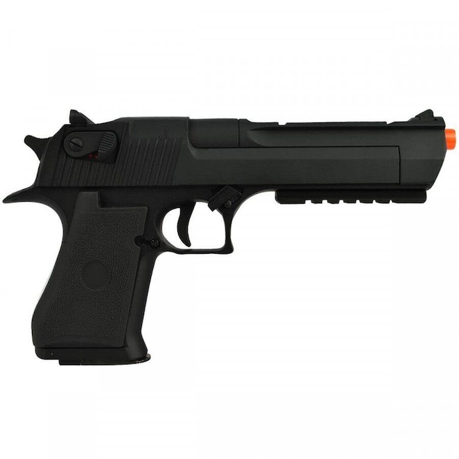 Pistola Airsoft Elétrica Cyma Desert Eagle CM.121 Semi-metal Bivolt - Foto 1