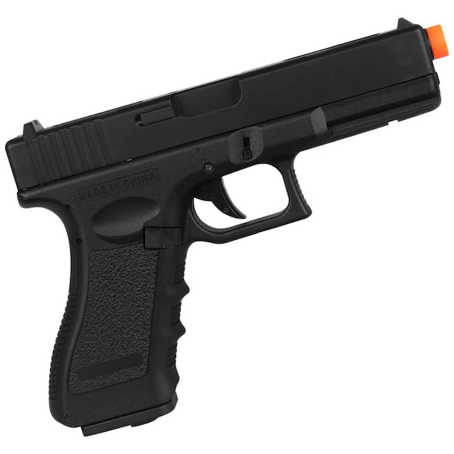 Pistola Airsoft Elétrica Cyma Glock G18C CM.030 Semi-Metal Bivolt - Foto 1