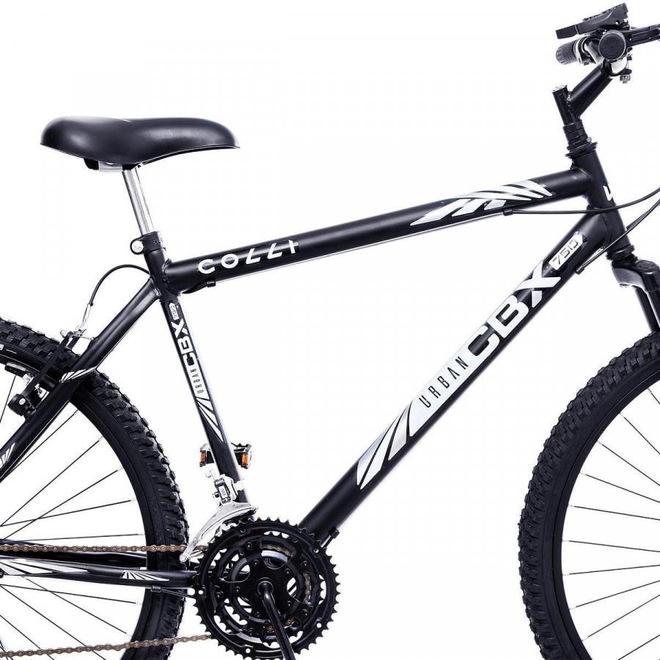 Bicicleta Colli MTB Aro 26 36 Raios Suspensão Dianteira e Freios V-Brake - 18 Marchas - Foto 1