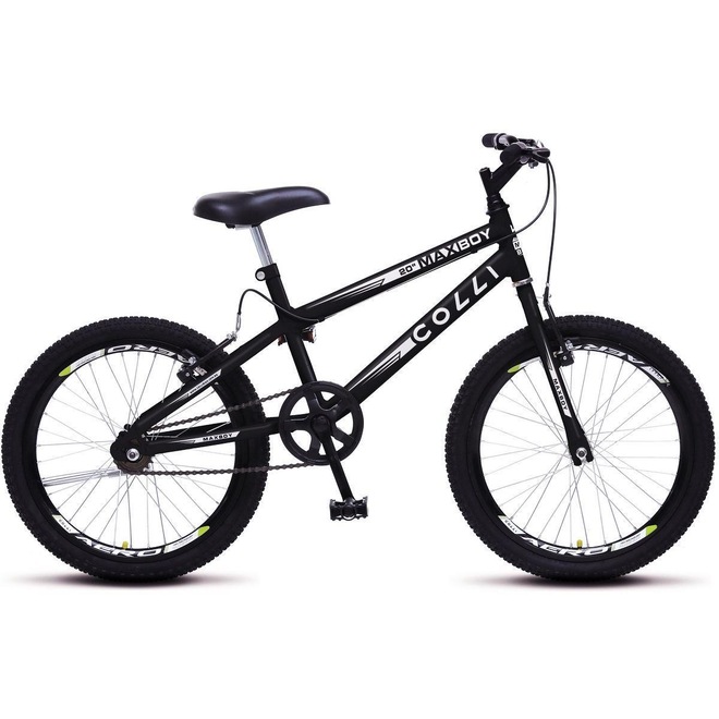 Bicicleta Colli Max Boy Aro 20 Aero 36 Raias com Freios V-Break - Infantil - Foto 1