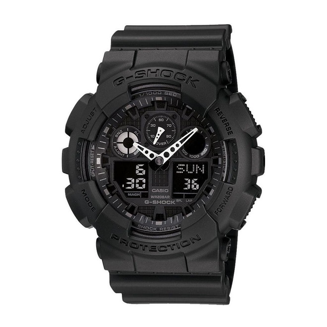 Relógio Digital Casio G-Shock GA-100 - Masculino - Foto 1