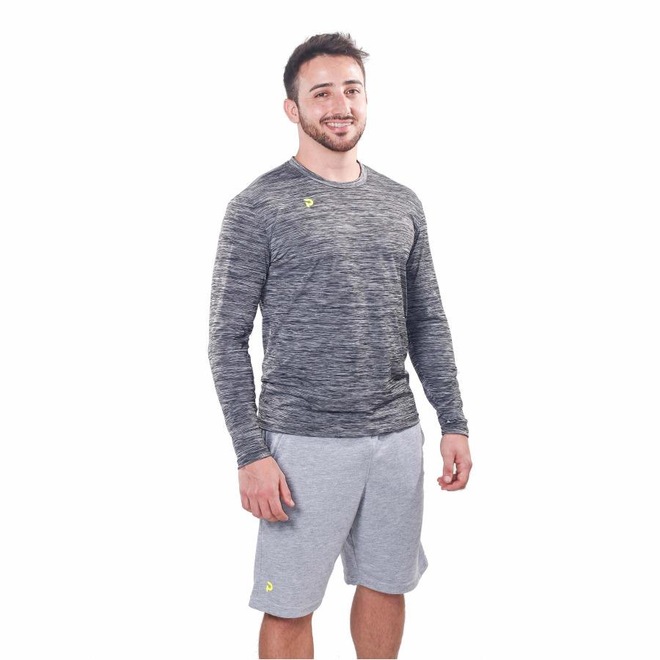 Camiseta Manga Longa Punnto Poliamida - Masculina - Foto 1