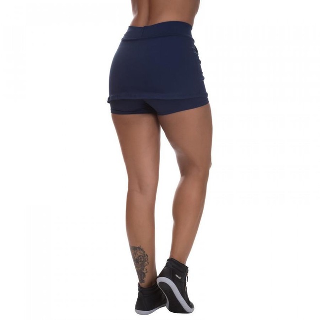 Shorts Saia Miss Blessed Premium Poliamida com Bolso - Feminino - Foto 1