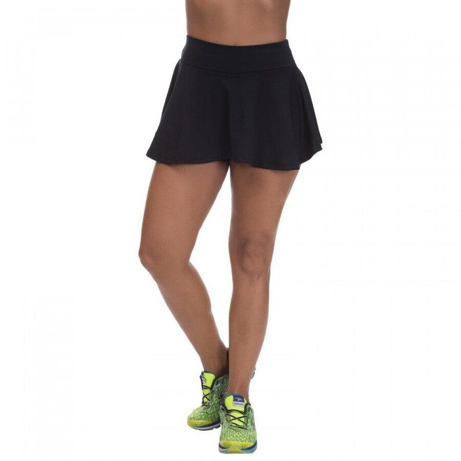 Shorts Saia Colegial Miss Blessed Premium Poliamida - Feminino - Foto 1