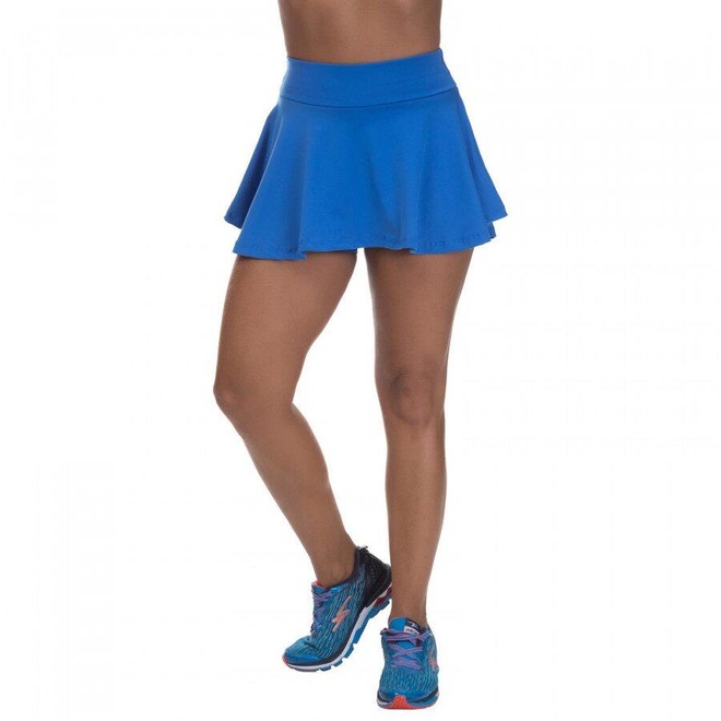 Shorts Saia Colegial Miss Blessed Premium Poliamida - Feminino - Foto 1