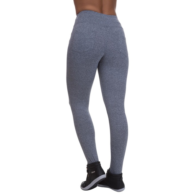 Calça Legging Miss Blessed Montaria Zíper - Feminina - Foto 1