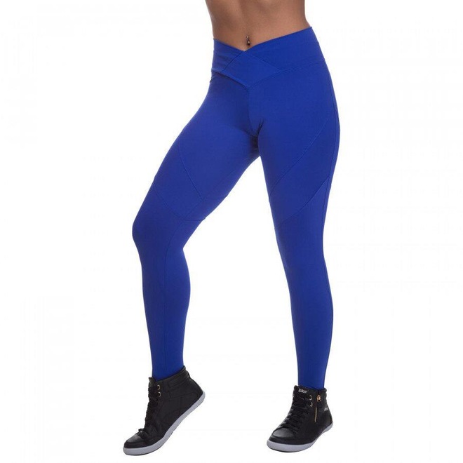 Calça Legging Miss Blessed Transpassada - Feminina - Foto 1