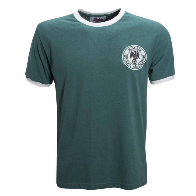 Camiseta Liga Retrô Nigéria 1976 - Masculina - Foto 1