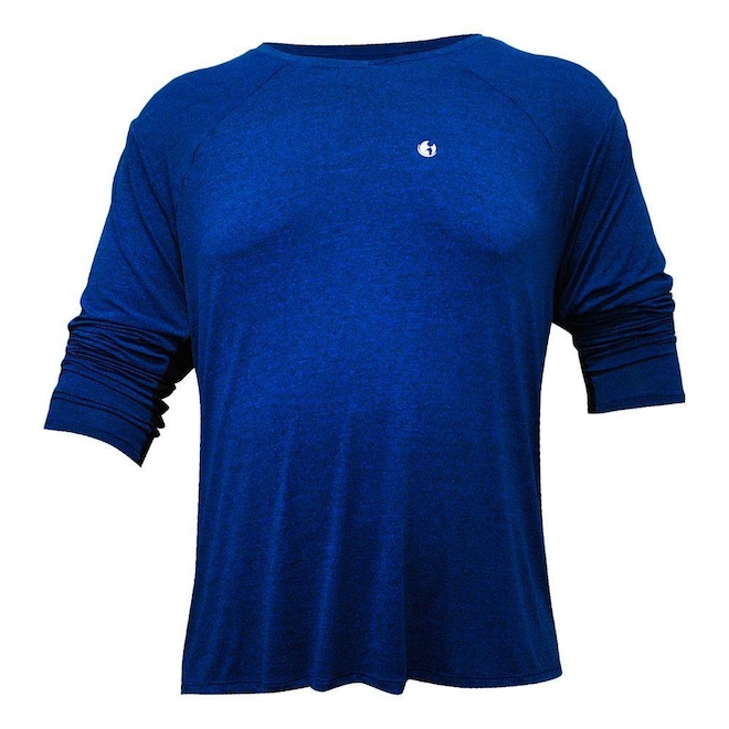 Camiseta Manga Longa Way Plus Size Frisbee - Masculino - Foto 1