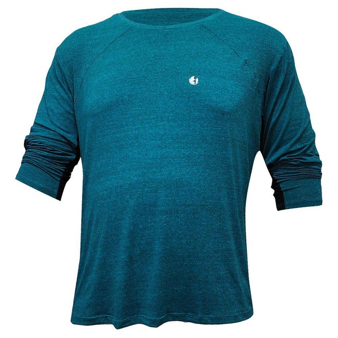 Camiseta Manga Longa Way Plus Size Frisbee - Masculino - Foto 1