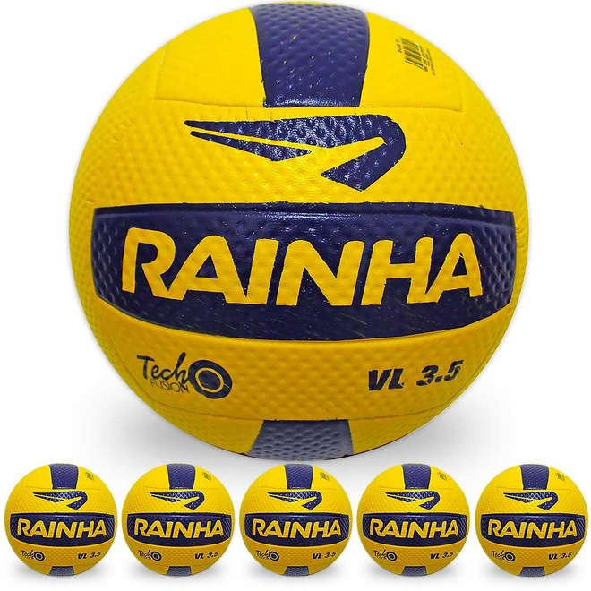Bola de Vôlei Rainha Oficial 3.5 - 6 Unidades - Foto 1