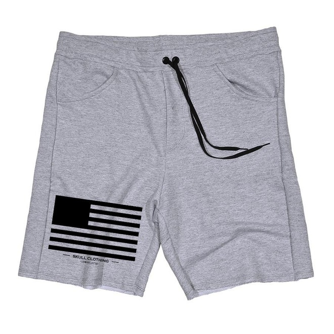 Bermuda Skull Clothing de Moletom Skull Flag - Masculina - Foto 1