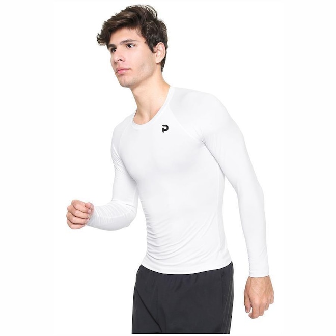Camisa Térmica Manga Longa Punnto Poliamida - Masculina - Foto 1