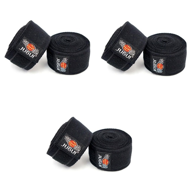 Bandagem Jugui Algodão Artes Marciais Boxe, Muay-thai - 3 Pares - Foto 1