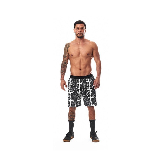 Bermuda EVVO Training 1 Fitness Running - Masculino - Foto 1