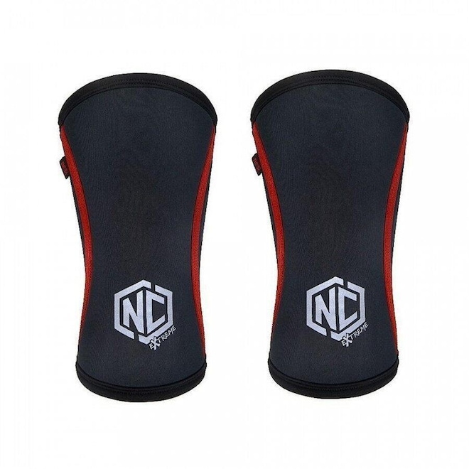 Joelheira Nc Extreme Lpo Powerlifting - 7mm - Par - Adulto - Foto 1
