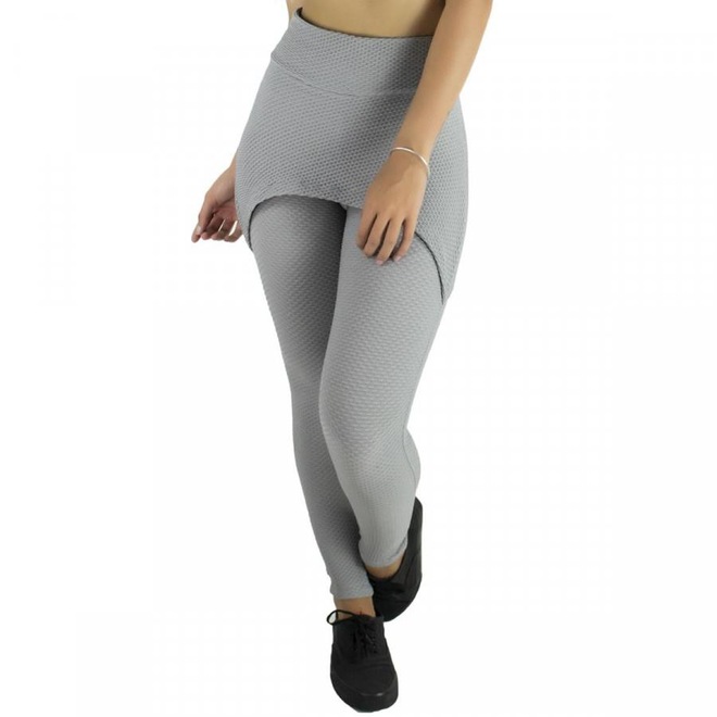Calça Legging MVB Modas Bolha com Saia - Feminina - Foto 1