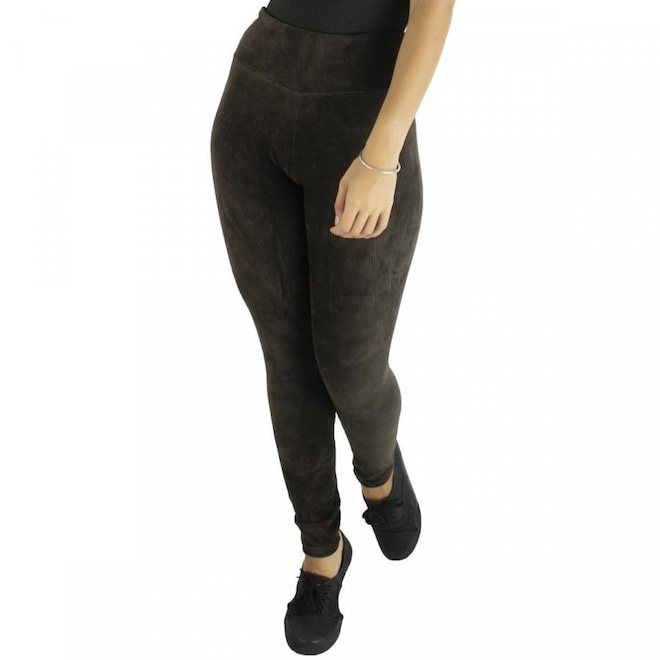 Calça Legging MVB Modas Cintura Alta - Feminina - Foto 1